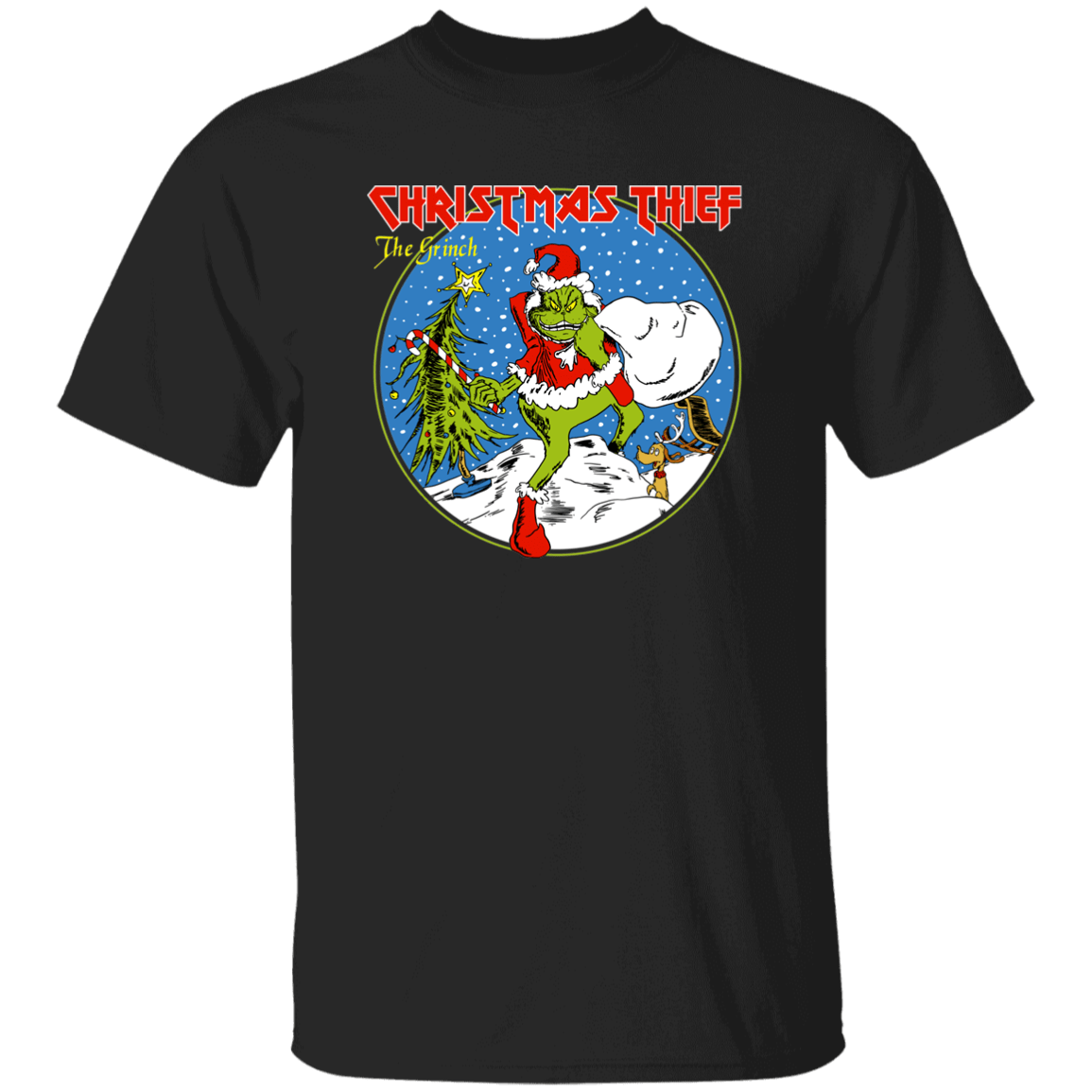 T-Shirts Black / YXS Christmas Thief Youth T-Shirt