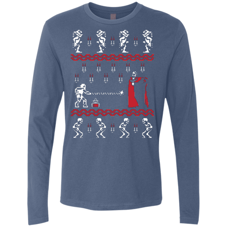 T-Shirts Indigo / Small Christmasvania Men's Premium Long Sleeve