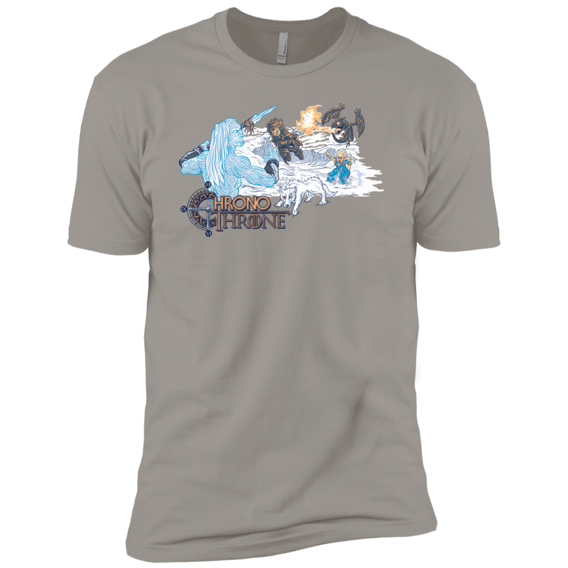 T-Shirts Light Grey / YXS Chrono Throne Boys Premium T-Shirt