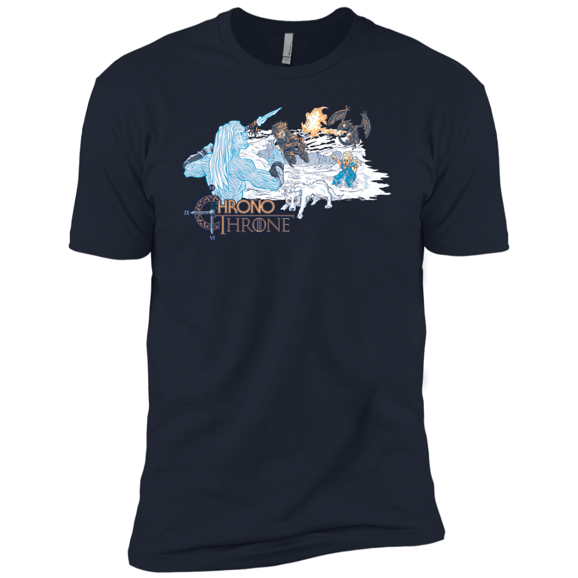 T-Shirts Midnight Navy / YXS Chrono Throne Boys Premium T-Shirt