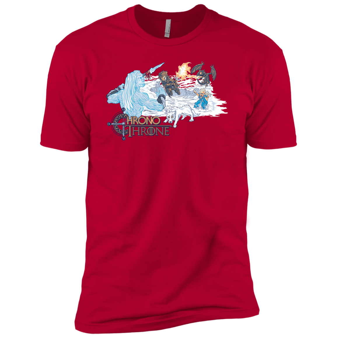 T-Shirts Red / YXS Chrono Throne Boys Premium T-Shirt