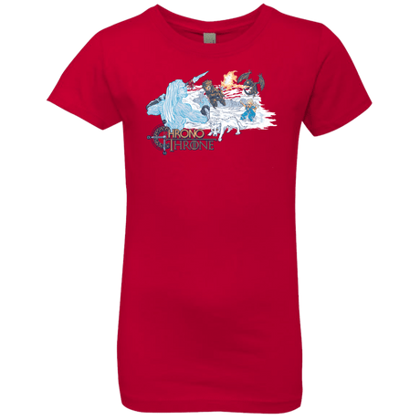 T-Shirts Red / YXS Chrono Throne Girls Premium T-Shirt