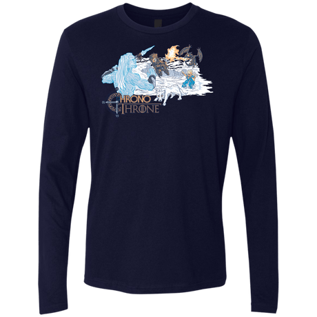 T-Shirts Midnight Navy / Small Chrono Throne Men's Premium Long Sleeve