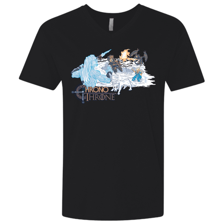 T-Shirts Black / X-Small Chrono Throne Men's Premium V-Neck