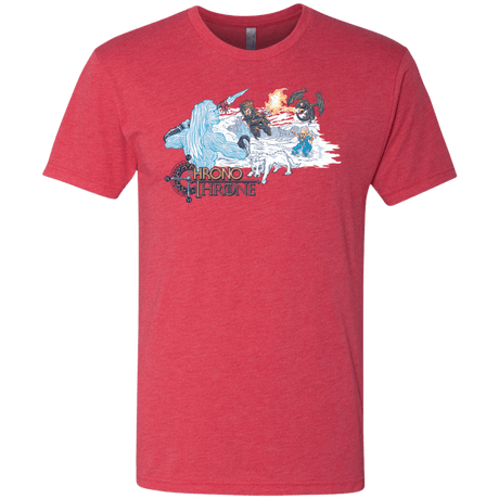 T-Shirts Vintage Red / Small Chrono Throne Men's Triblend T-Shirt