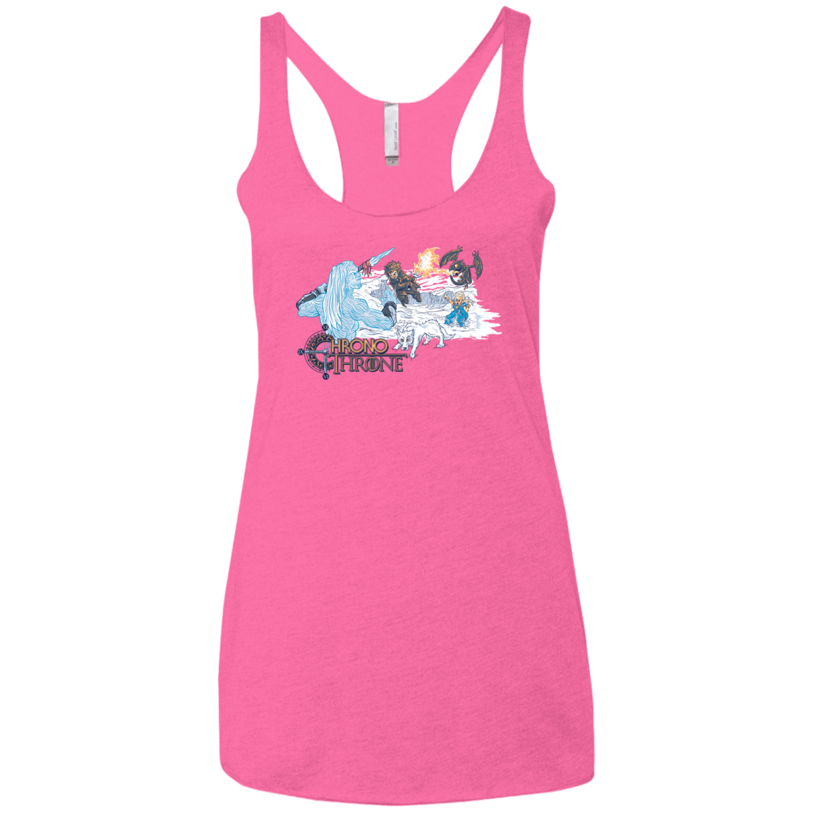 T-Shirts Vintage Pink / X-Small Chrono Throne Women's Triblend Racerback Tank