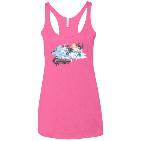 T-Shirts Vintage Pink / X-Small Chrono Throne Women's Triblend Racerback Tank