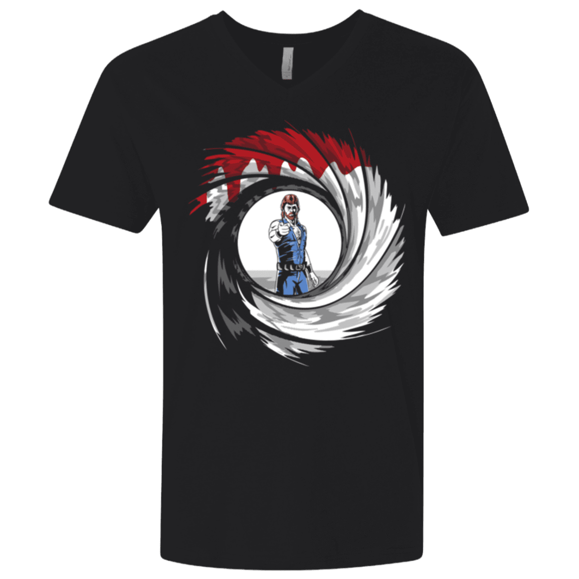 T-Shirts Black / X-Small Chuck Shot Men's Premium V-Neck