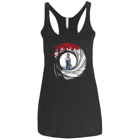 T-Shirts Vintage Black / X-Small Chuck Shot Women's Triblend Racerback Tank