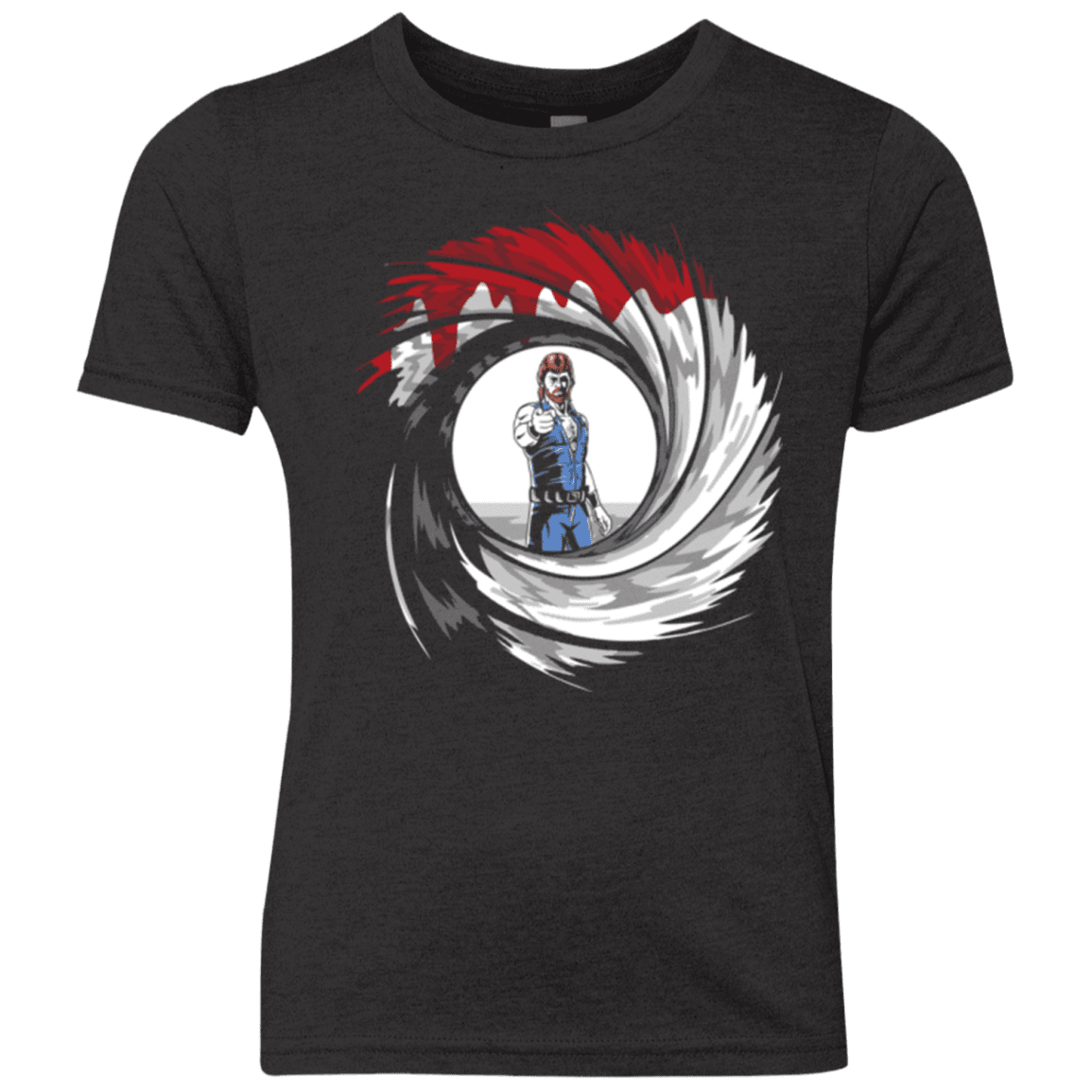 T-Shirts Vintage Black / YXS Chuck Shot Youth Triblend T-Shirt