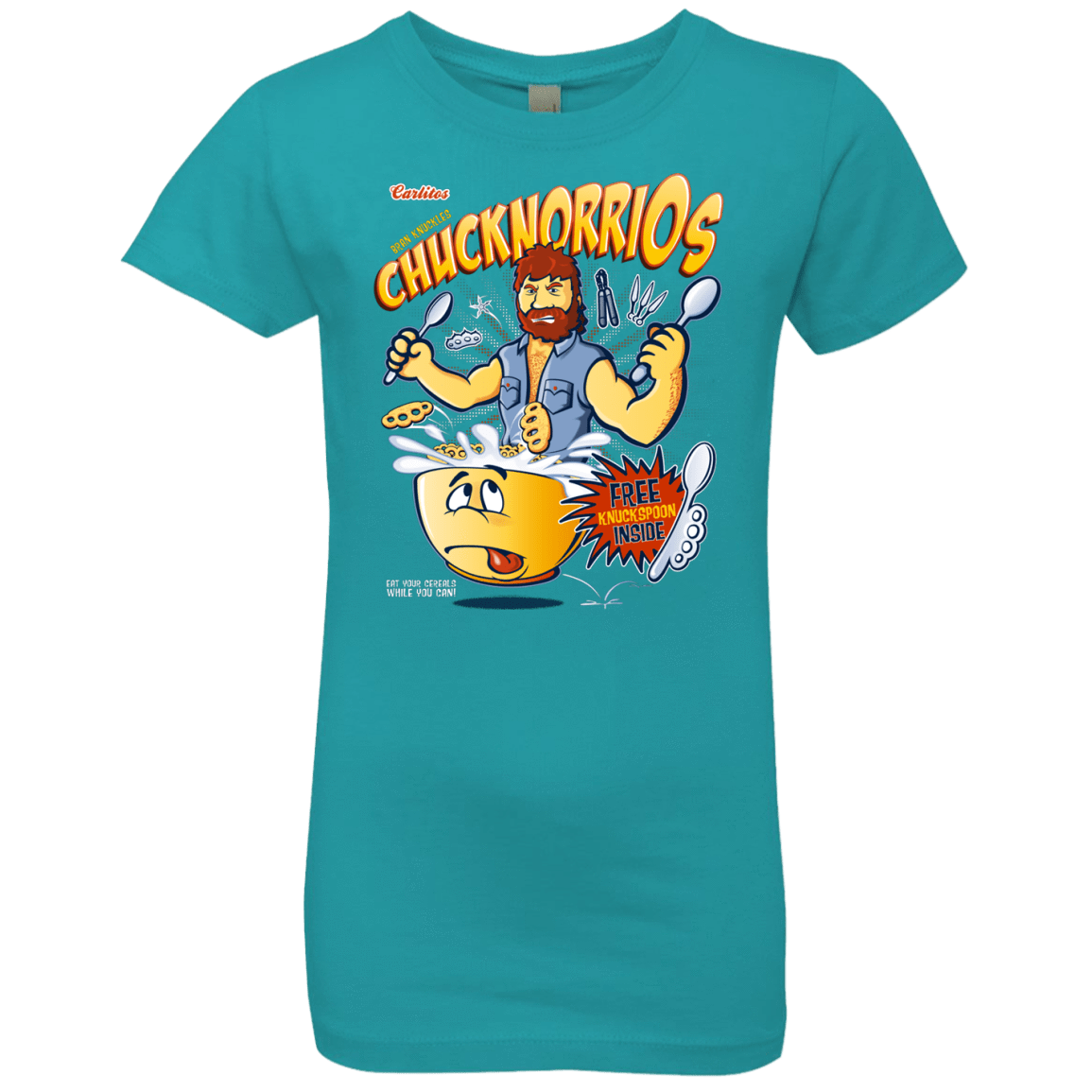T-Shirts Tahiti Blue / YXS ChucknorriOs Girls Premium T-Shirt