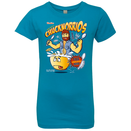 T-Shirts Turquoise / YXS ChucknorriOs Girls Premium T-Shirt