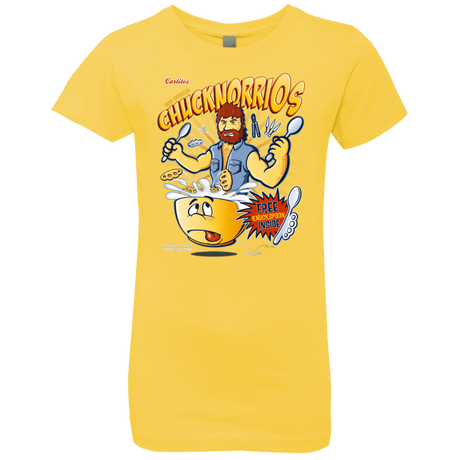 T-Shirts Vibrant Yellow / YXS ChucknorriOs Girls Premium T-Shirt