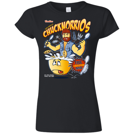 T-Shirts Black / S ChucknorriOs Junior Slimmer-Fit T-Shirt