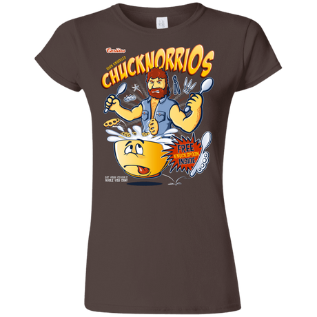 T-Shirts Dark Chocolate / S ChucknorriOs Junior Slimmer-Fit T-Shirt
