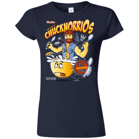 T-Shirts Navy / S ChucknorriOs Junior Slimmer-Fit T-Shirt