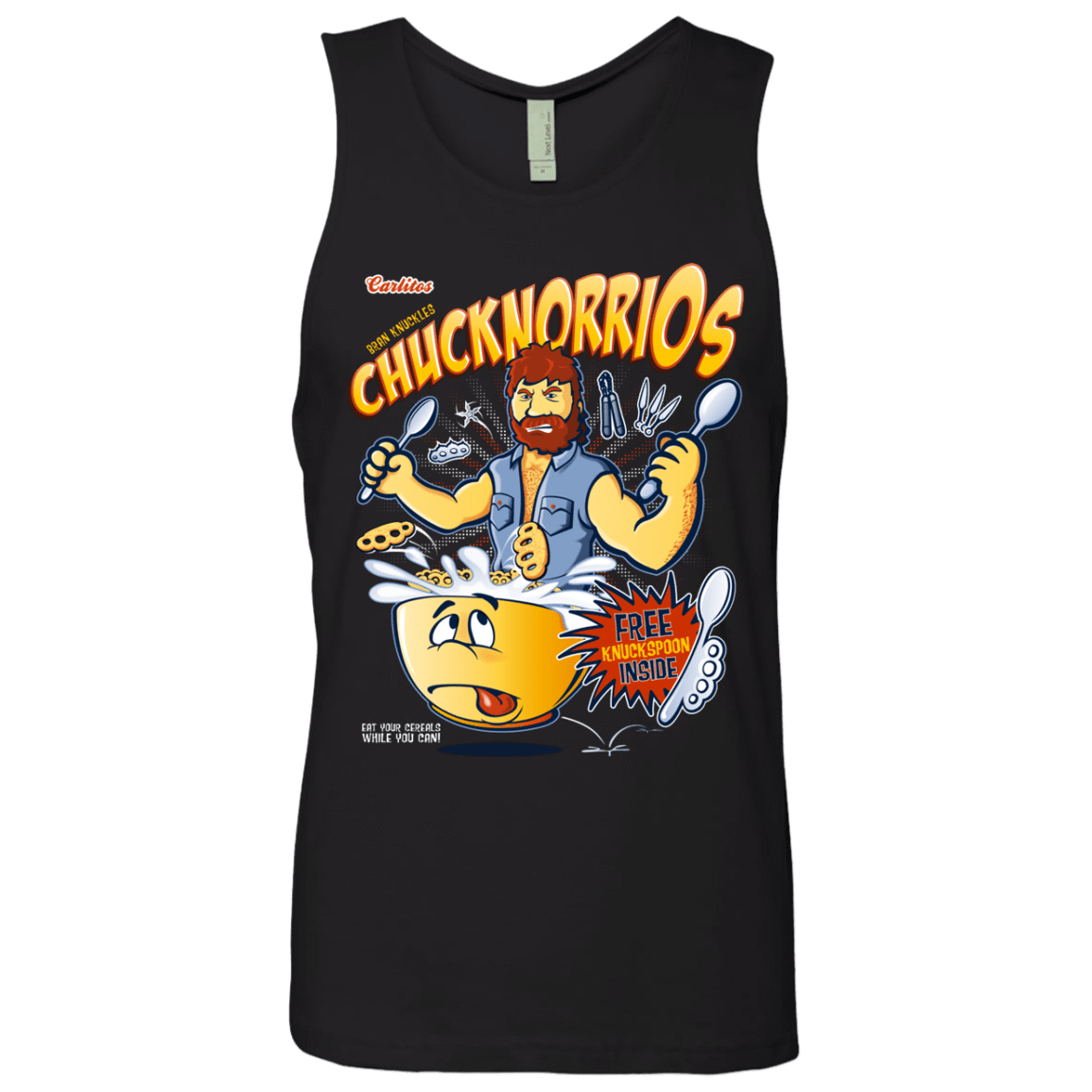 T-Shirts Black / S ChucknorriOs Men's Premium Tank Top