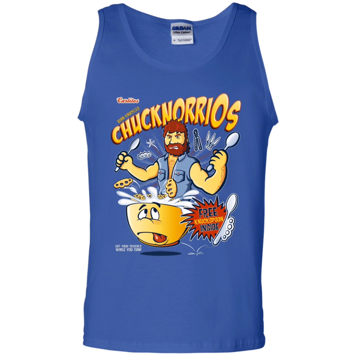 T-Shirts Royal / S ChucknorriOs Men's Tank Top