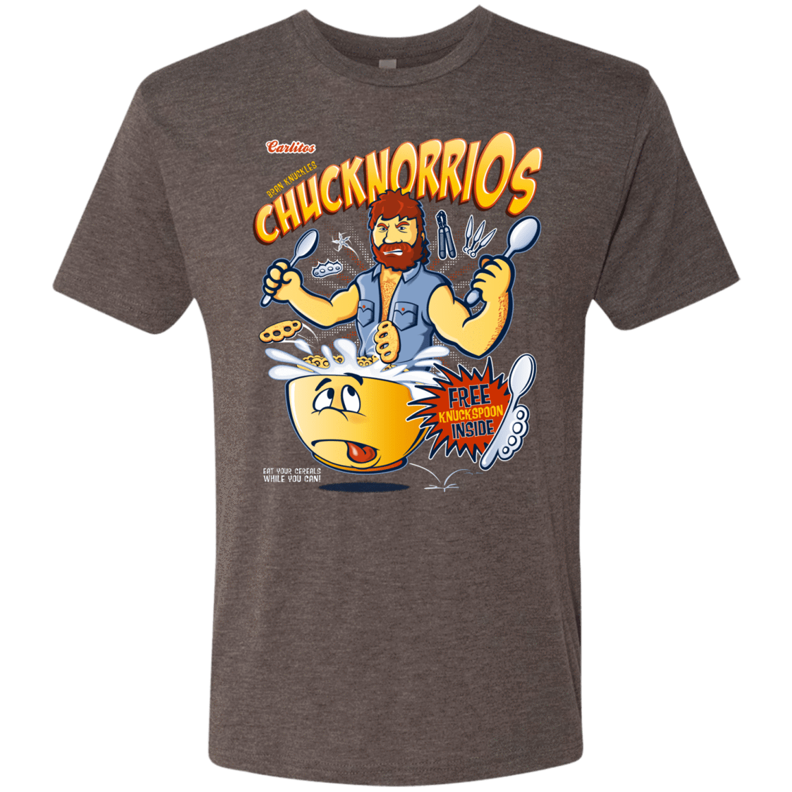 T-Shirts Macchiato / S ChucknorriOs Men's Triblend T-Shirt