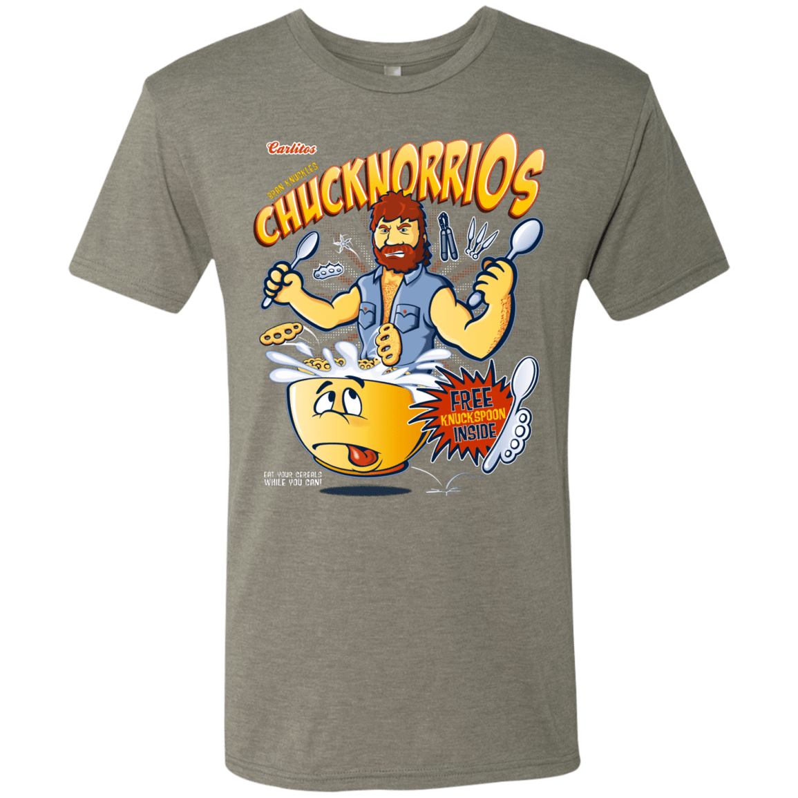 T-Shirts Venetian Grey / S ChucknorriOs Men's Triblend T-Shirt
