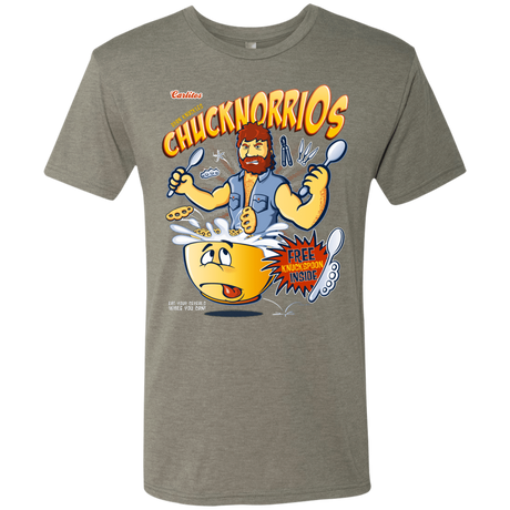 T-Shirts Venetian Grey / S ChucknorriOs Men's Triblend T-Shirt