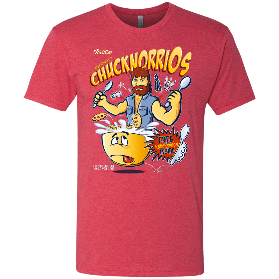 T-Shirts Vintage Red / S ChucknorriOs Men's Triblend T-Shirt