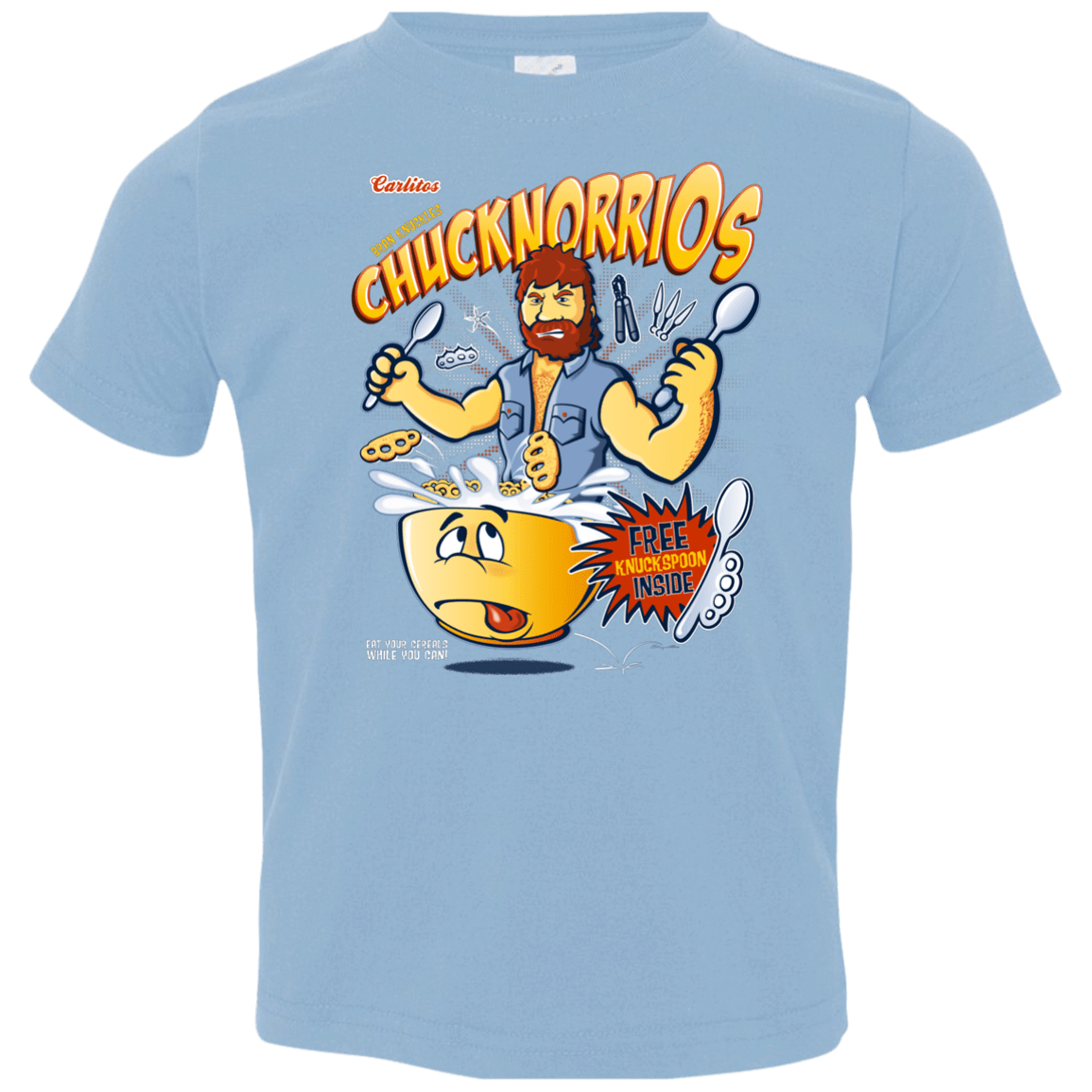 T-Shirts Light Blue / 2T ChucknorriOs Toddler Premium T-Shirt