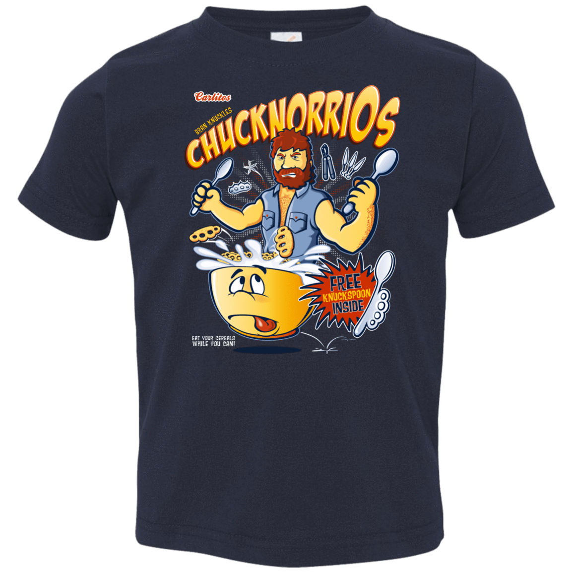 T-Shirts Navy / 2T ChucknorriOs Toddler Premium T-Shirt