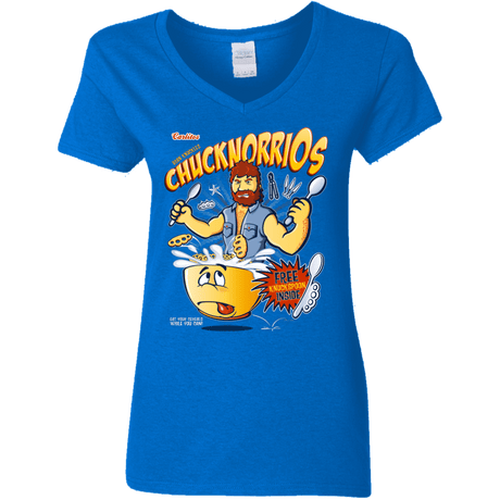 ChucknorriOs Women's V-Neck T-Shirt