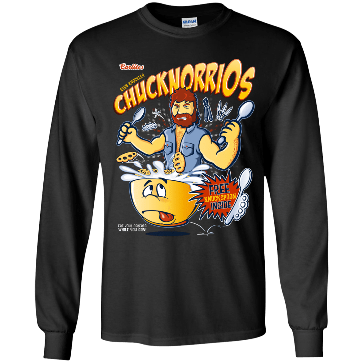 ChucknorriOs Youth Long Sleeve T-Shirt