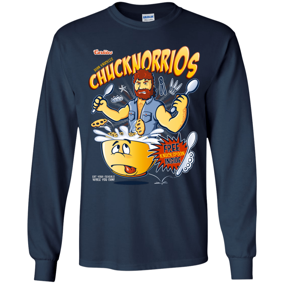ChucknorriOs Youth Long Sleeve T-Shirt