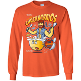 T-Shirts Orange / YS ChucknorriOs Youth Long Sleeve T-Shirt