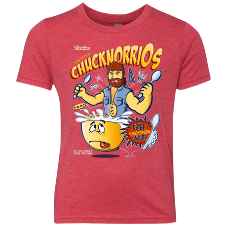 T-Shirts Vintage Red / YXS ChucknorriOs Youth Triblend T-Shirt