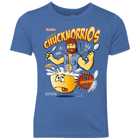 T-Shirts Vintage Royal / YXS ChucknorriOs Youth Triblend T-Shirt