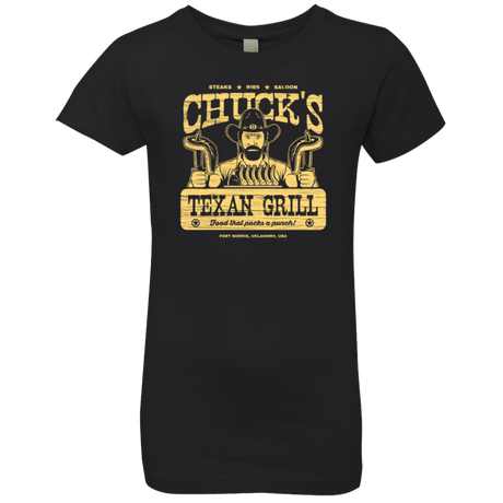 T-Shirts Black / YXS Chucks Texan Grill Girls Premium T-Shirt