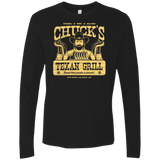 T-Shirts Black / Small Chucks Texan Grill Men's Premium Long Sleeve