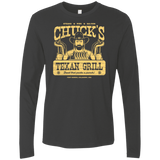 T-Shirts Heavy Metal / Small Chucks Texan Grill Men's Premium Long Sleeve