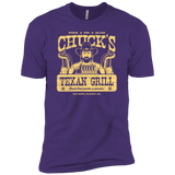 T-Shirts Purple / X-Small Chucks Texan Grill Men's Premium T-Shirt