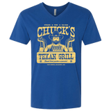 T-Shirts Royal / X-Small Chucks Texan Grill Men's Premium V-Neck
