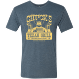 T-Shirts Indigo / Small Chucks Texan Grill Men's Triblend T-Shirt