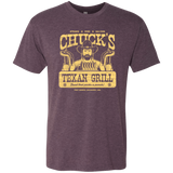 T-Shirts Vintage Purple / Small Chucks Texan Grill Men's Triblend T-Shirt