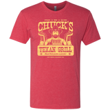 T-Shirts Vintage Red / Small Chucks Texan Grill Men's Triblend T-Shirt