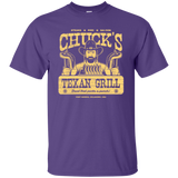 T-Shirts Purple / Small Chucks Texan Grill T-Shirt