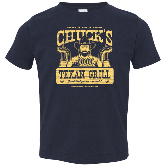 T-Shirts Navy / 2T Chucks Texan Grill Toddler Premium T-Shirt