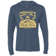 T-Shirts Indigo / X-Small Chucks Texan Grill Triblend Long Sleeve Hoodie Tee