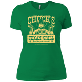 T-Shirts Kelly Green / X-Small Chucks Texan Grill Women's Premium T-Shirt
