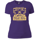 T-Shirts Purple / X-Small Chucks Texan Grill Women's Premium T-Shirt