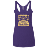 T-Shirts Purple / X-Small Chucks Texan Grill Women's Triblend Racerback Tank