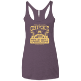 T-Shirts Vintage Purple / X-Small Chucks Texan Grill Women's Triblend Racerback Tank