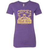 T-Shirts Purple Rush / Small Chucks Texan Grill Women's Triblend T-Shirt